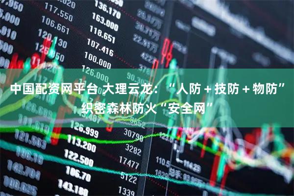 中国配资网平台 大理云龙：“人防＋技防＋物防”织密森林防火“安全网”